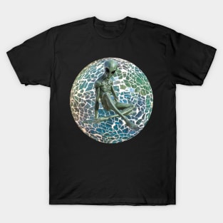 Alien Chillin on his Planet T-Shirt